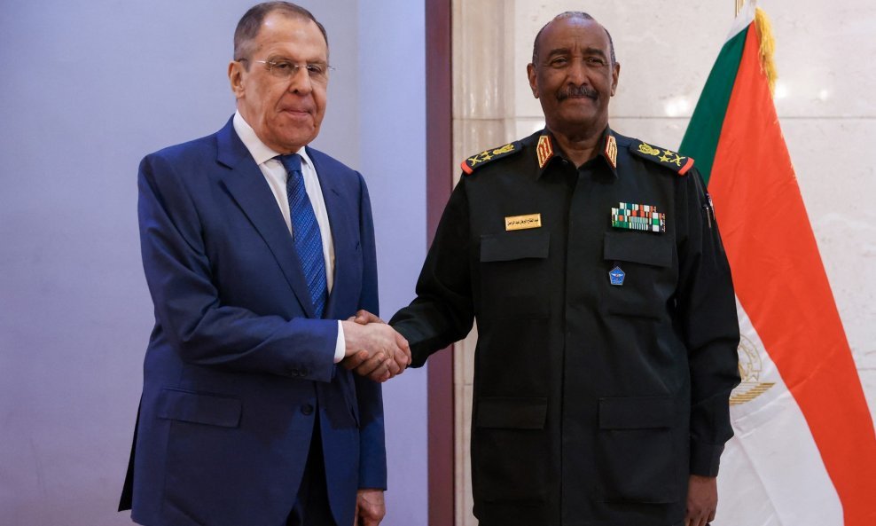 Sergej Lavrov i Fattah Al-Burhan