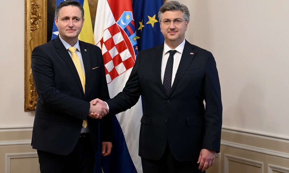 Denis Bećirović i Andrej Plenković