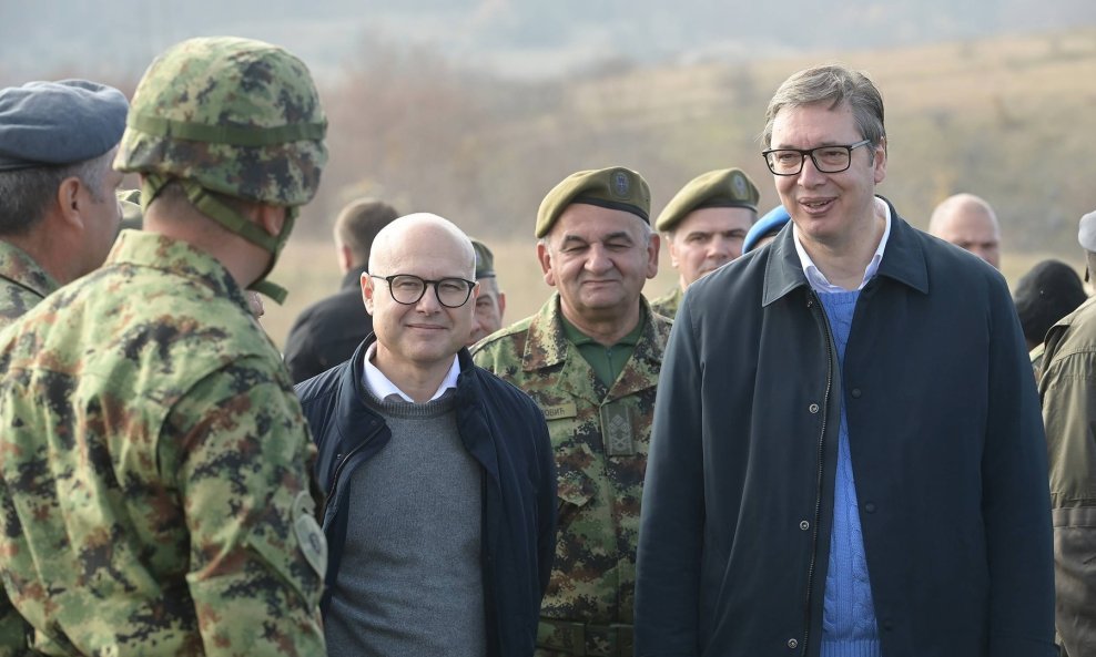 Miloš Vučević i Aleksandar Vučić