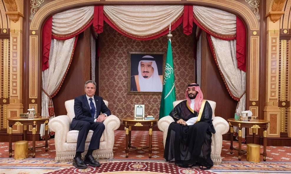 Antony Blinken i Mohammed bin Salman