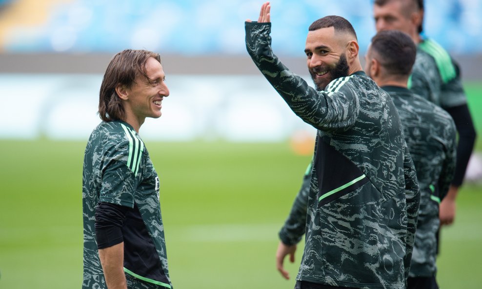 Luka Modrić i Karim Benzema