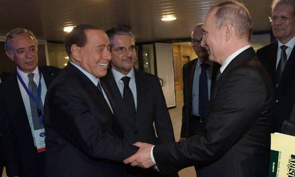 Silvio Berlusconi i Vladimir Putin