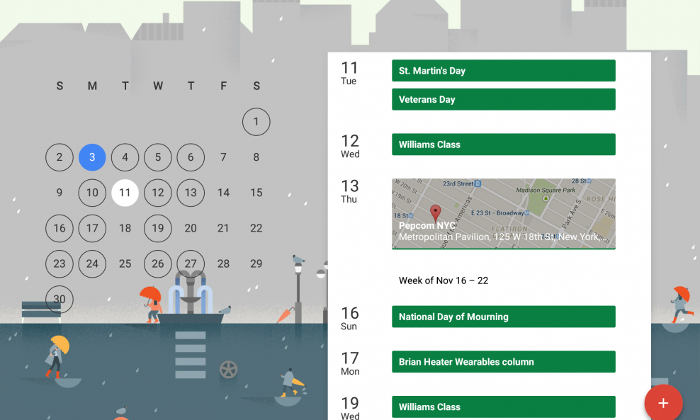 google calendar