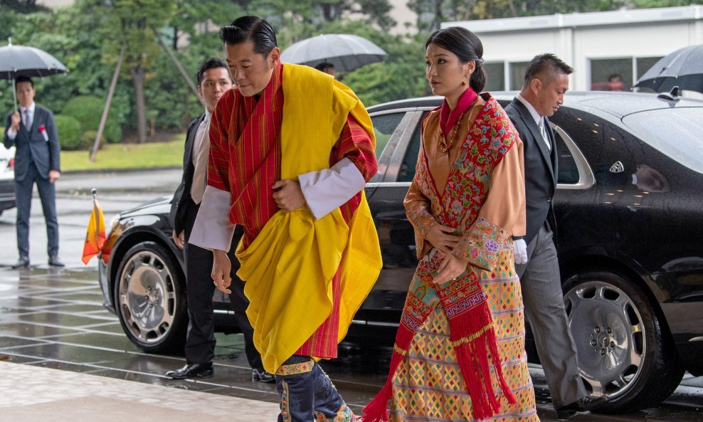 Kraljica Jetsun Pema i kralj Jigme Khesar Namgyel Wangchuck