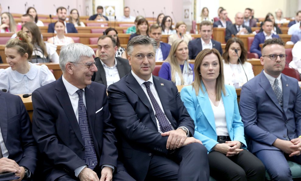 Plenković na otvorenju Treće godišnje konferencije Savjeta mladih u Republici Hrvatskoj