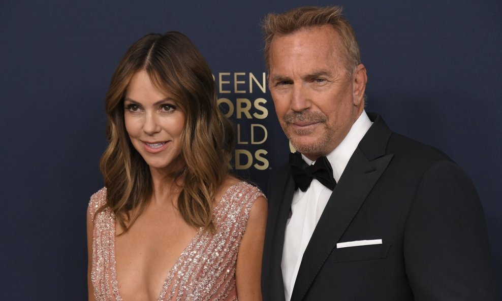 Christine Baumgartner i Kevin Costner