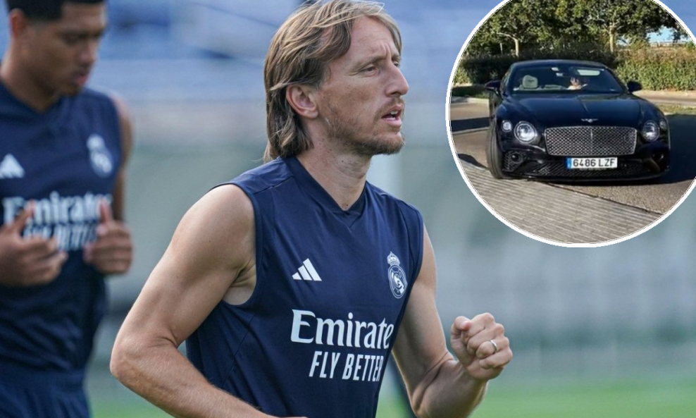 Luka Modrić i njegov Bentley