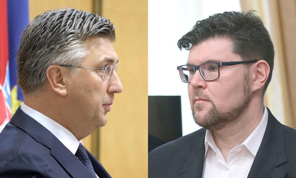 Andrej Plenković i Peđa Grbin