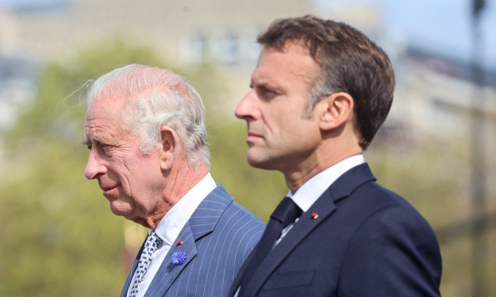 Charles III. i Emmanuel Macron