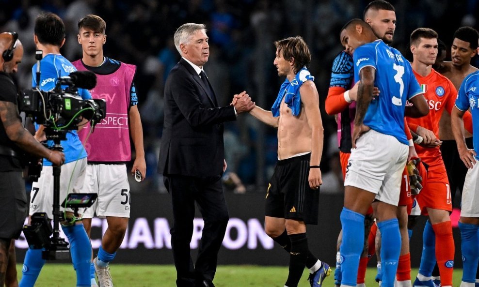 Carlo Ancelotti i Luka Modrić