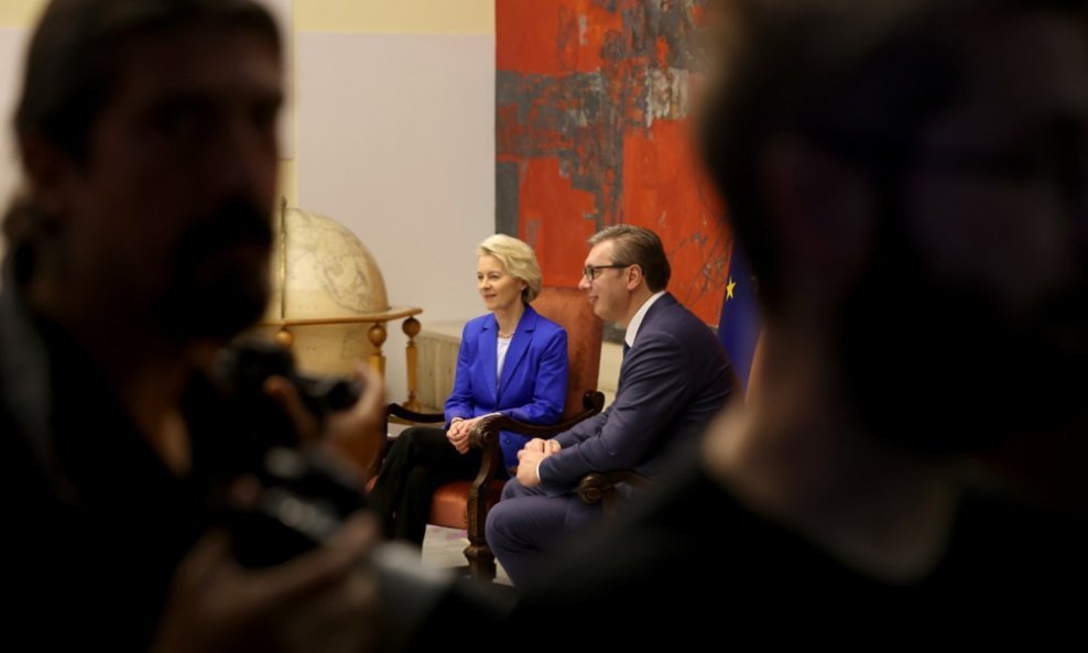 Ursula von der Leyen i Aleksandar Vučić