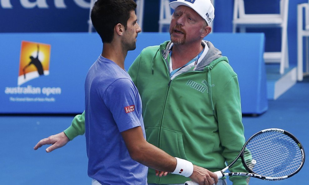 Novak Đoković i Boris Becker