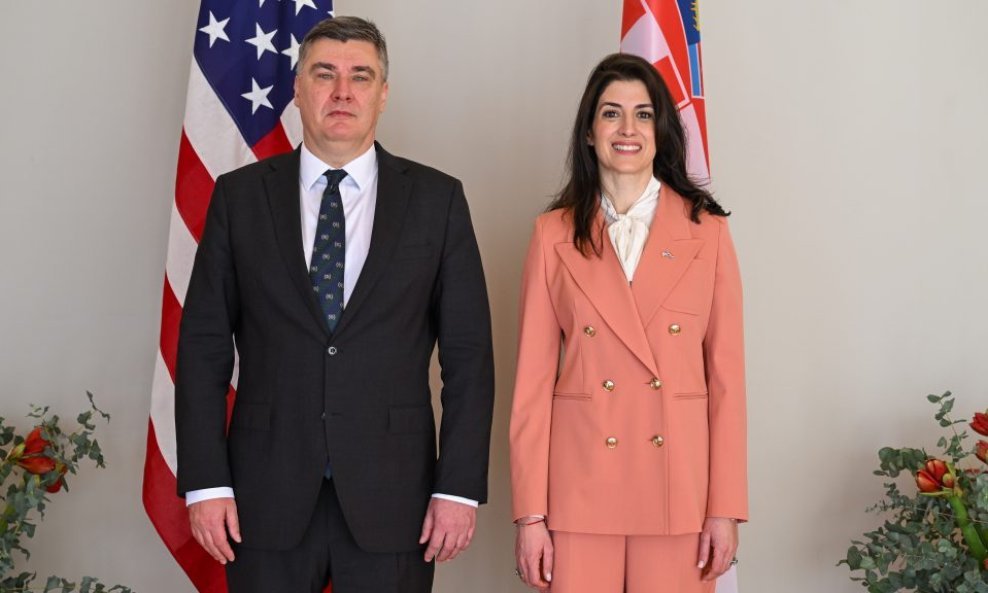 Zoran Milanović i Nathalie Rayes