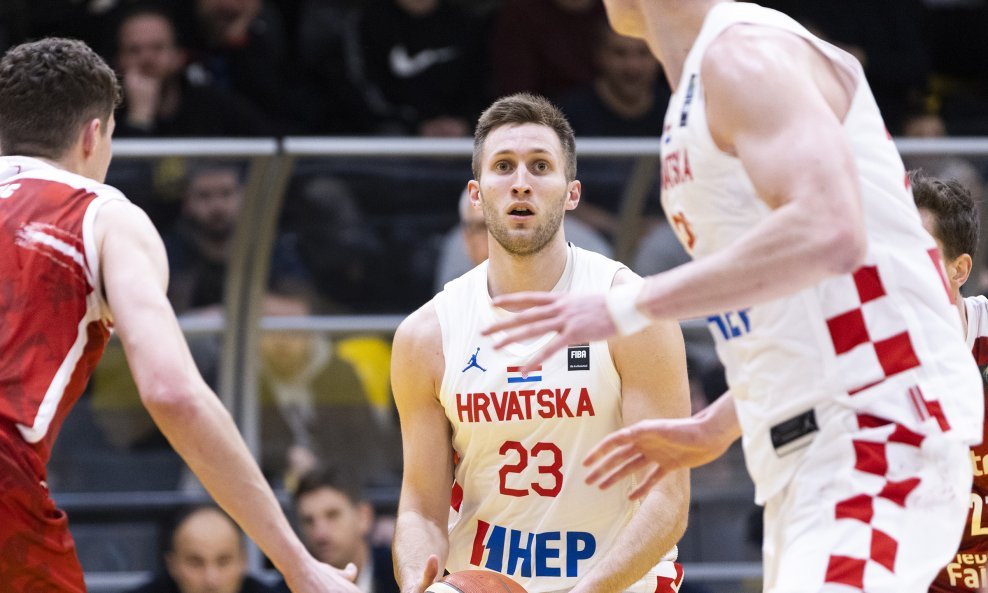 Mateo Drežnjak u dresu hrvatske reprezentacije