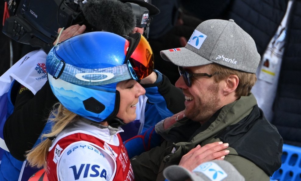 Mikaela Shiffrin i Aleksander Aamodt Kilde