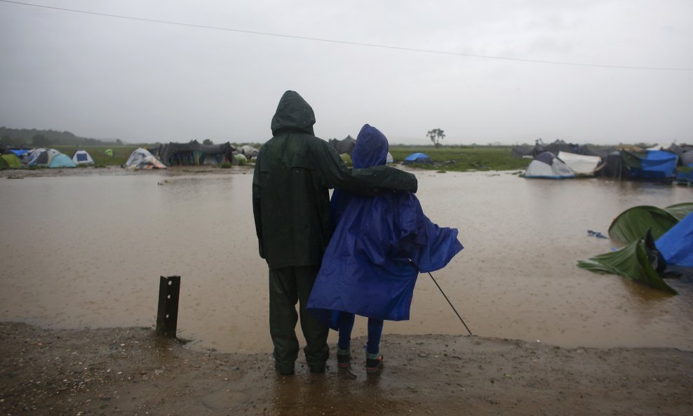 izbjeglice u kampu idomeni