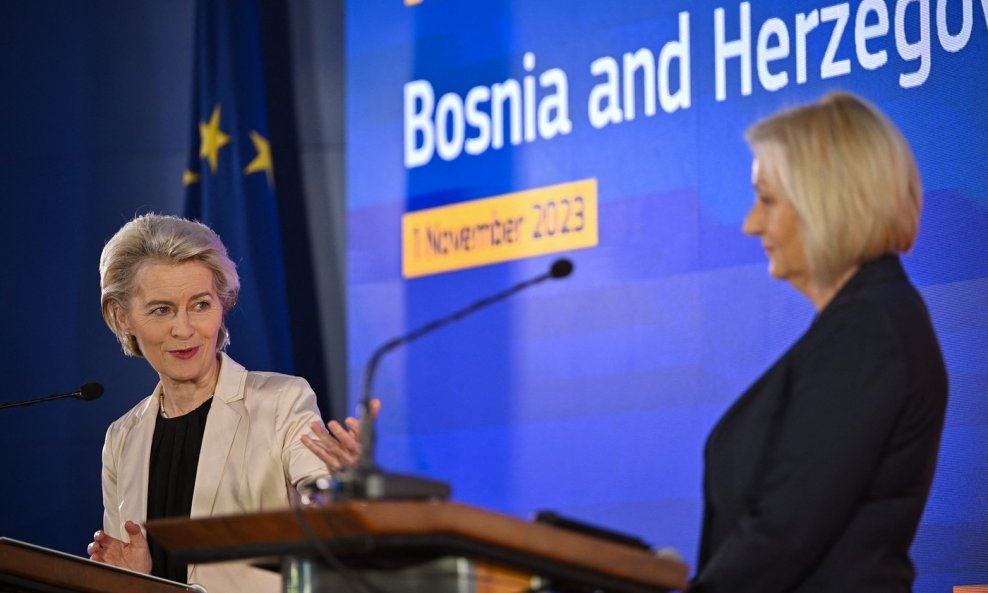 Ursula von der Leyen i Borjana Krišto