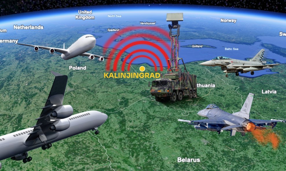Rusi iz Kalinjingrada ometaju GPS signale nad Baltikom