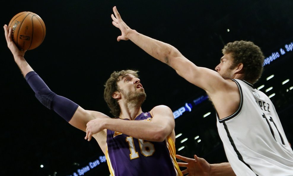 Pau Gasol i Brook Lopez