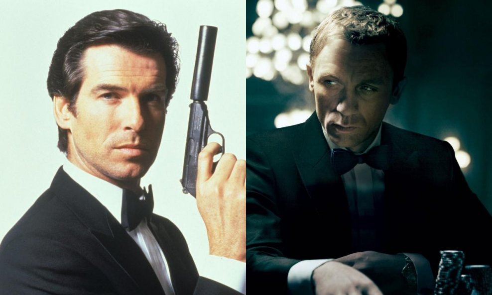 Pierce Brosnan, Daniel Craig