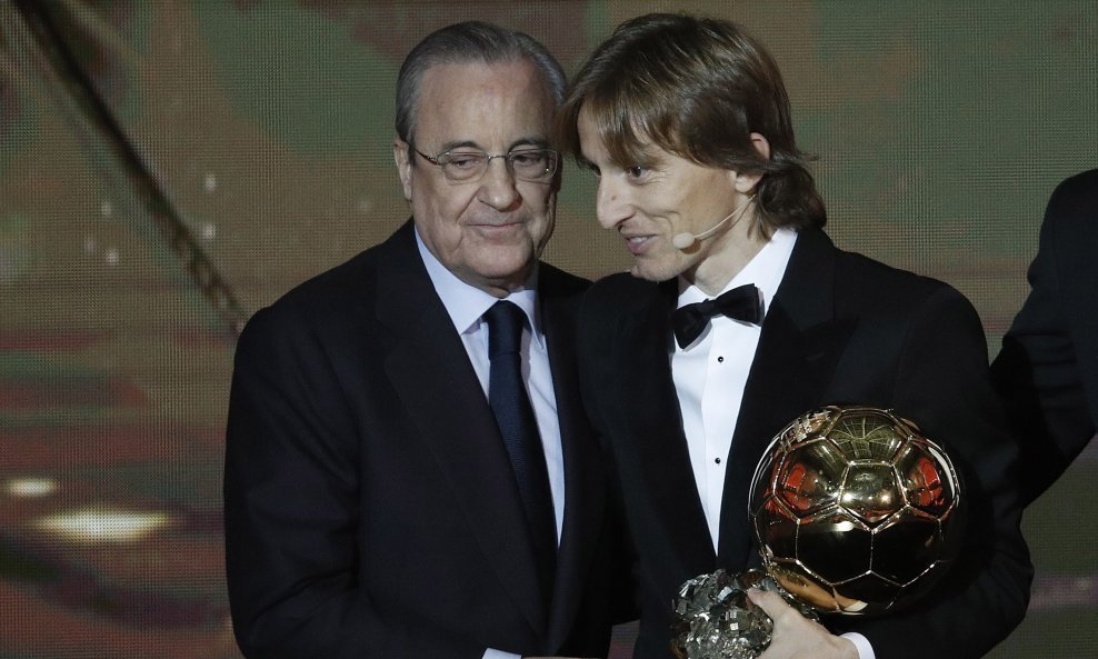 Luka Modrić i Florentino Perez