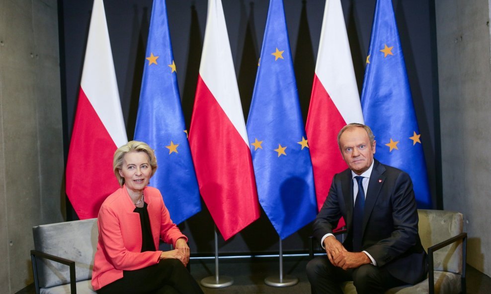 Ursula von der Leyen i Donald Tusk