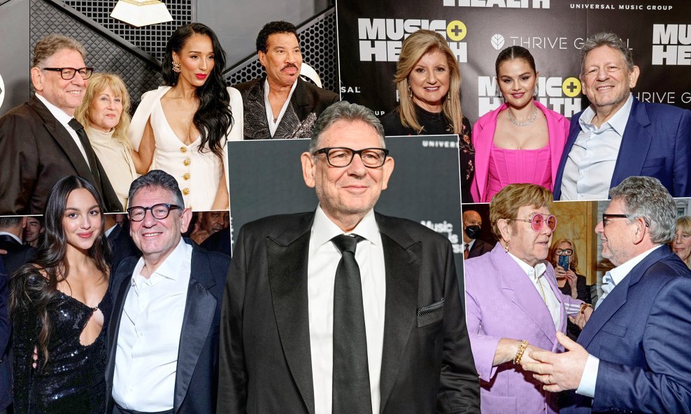 Lucian Grainge u društvu slavnih glazbenika