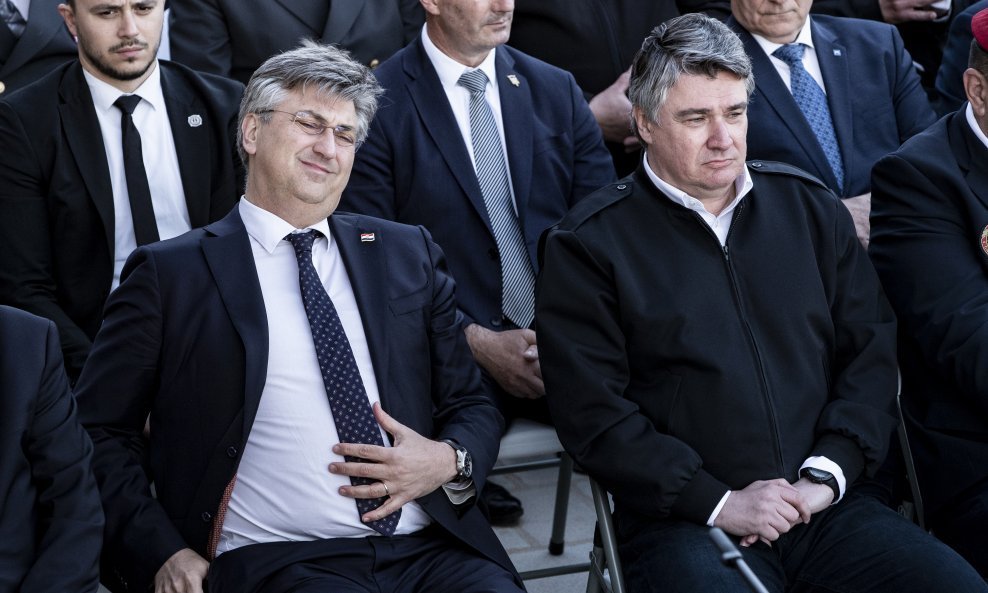 Andrej Plenković i Zoran Milanović