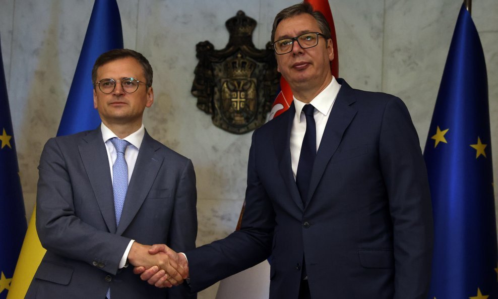 Dmitro Kuleba i Aleksandar Vučić