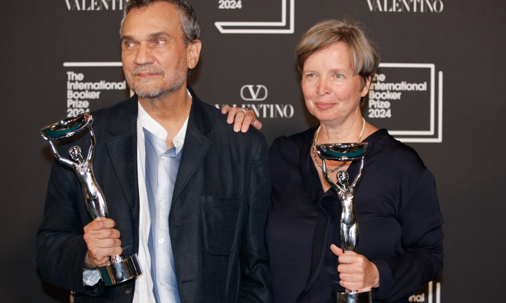 Jenny Erpenbeck i Michael Hoffmann na dodjeli nagrade Booker