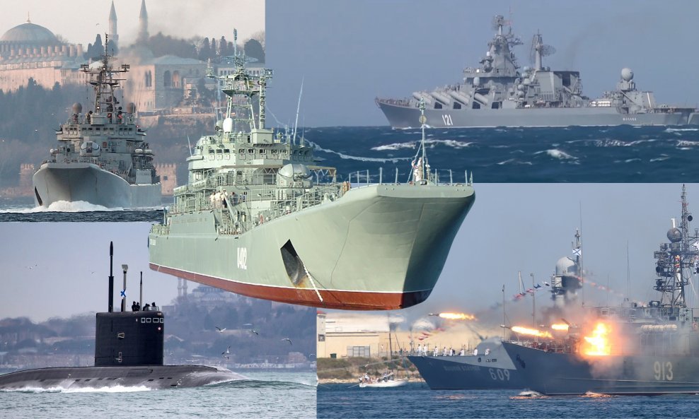 Neki od uništenih ruskih ratnih brodova