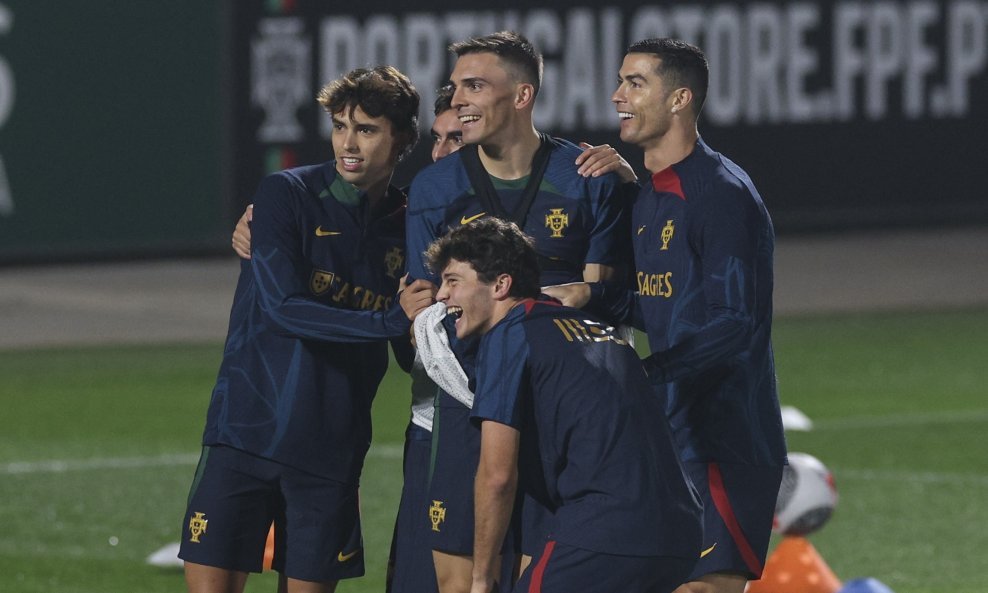 Slijeva Joao Felix, Joao Palhinha, Joao Neves i Cristiano Ronaldo