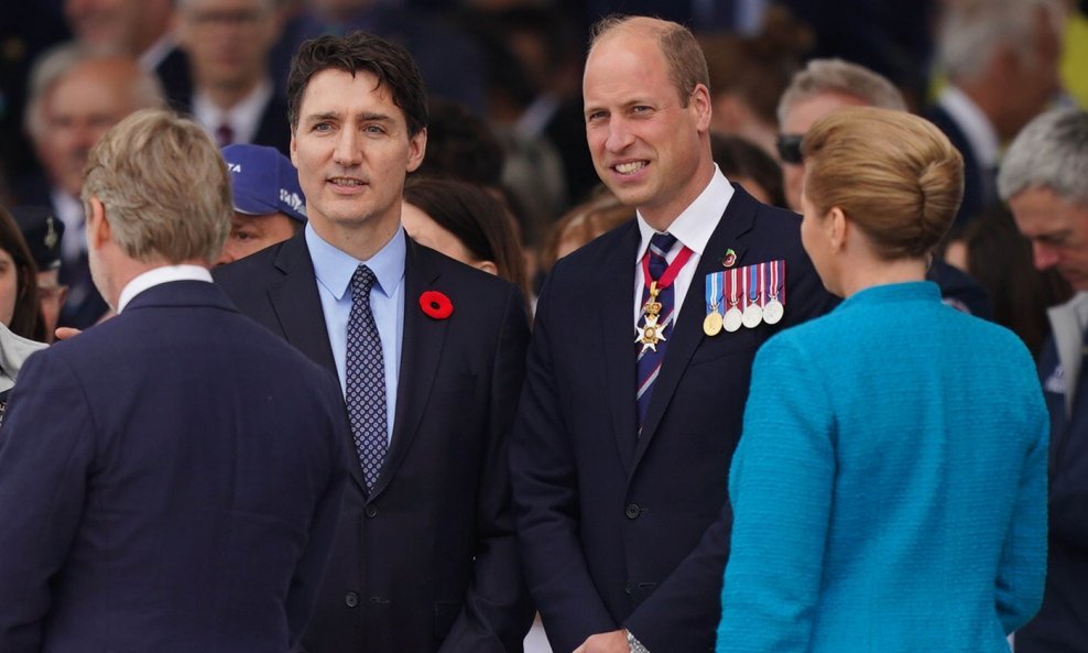 Justin Trudeau i princ William na obilježavanju Dana D u Normandiji