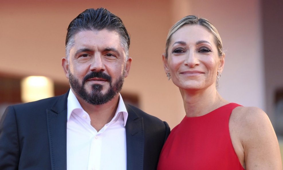 Gennaro Gattuso i Monica Romano