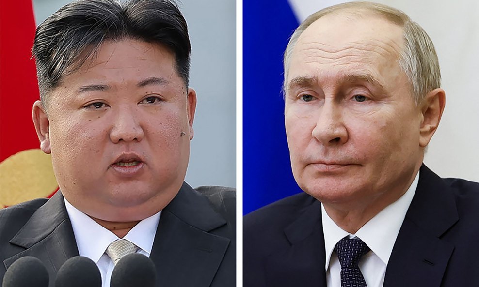 Kim Jong-un i Vladimir Putin