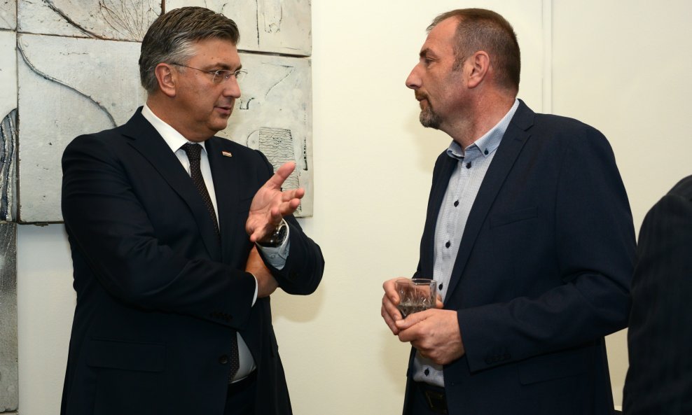 Andrej Plenković i Dalibor Paus