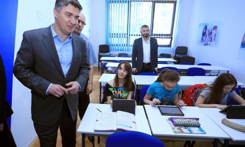 Zoran Milanović u školi