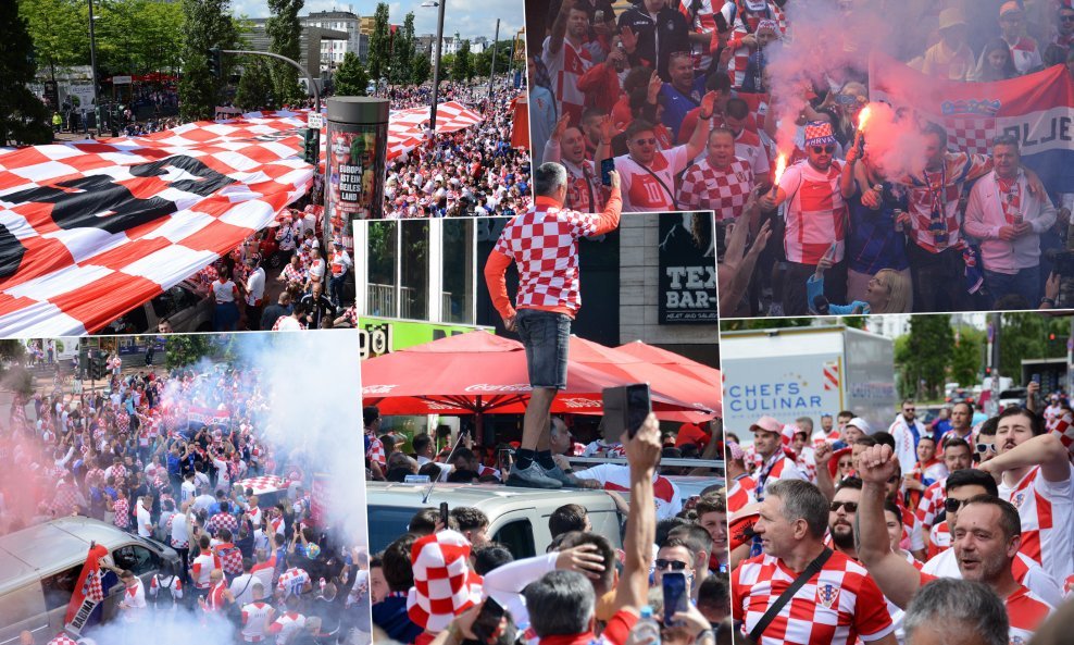 Atmosfera uoči utakmice Hrvatska - Albanija