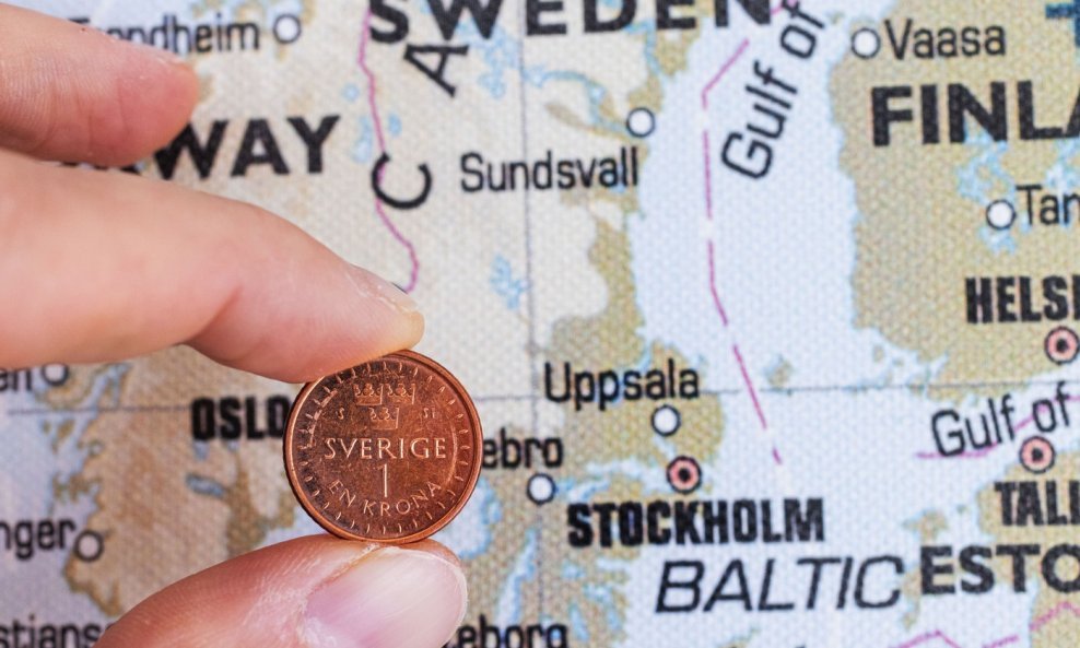 Švedska kruna - ilustracija