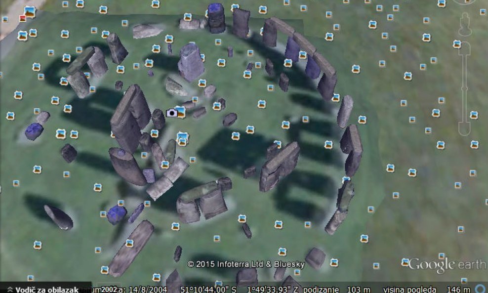 google earth stonehedge