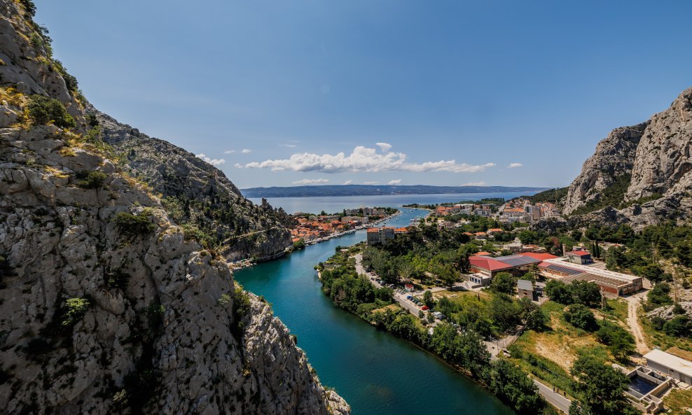 Pogled na Omiš