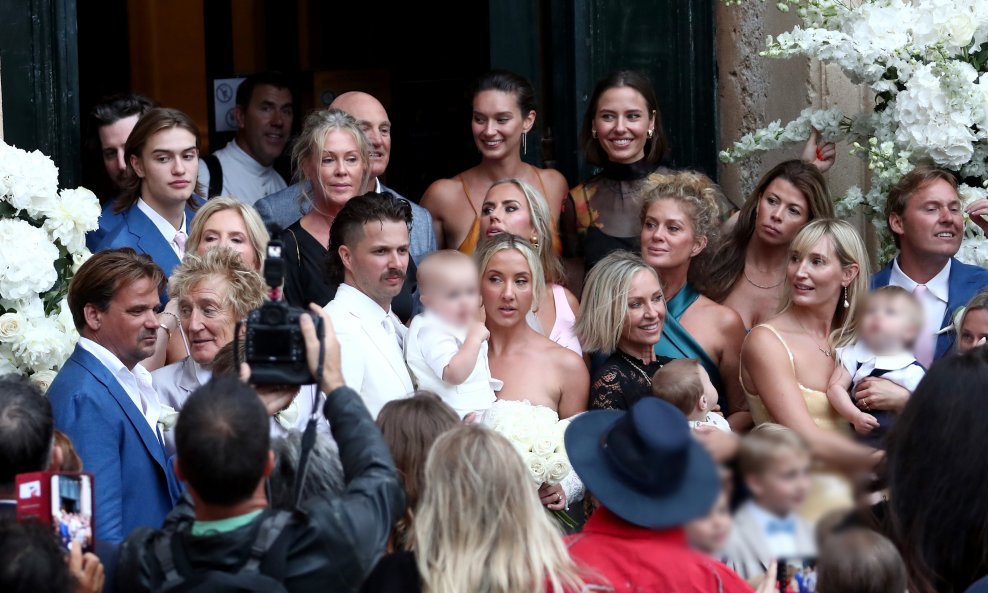 Rod Stewart na vjenčanju sina Liama i Nicole Artukovich