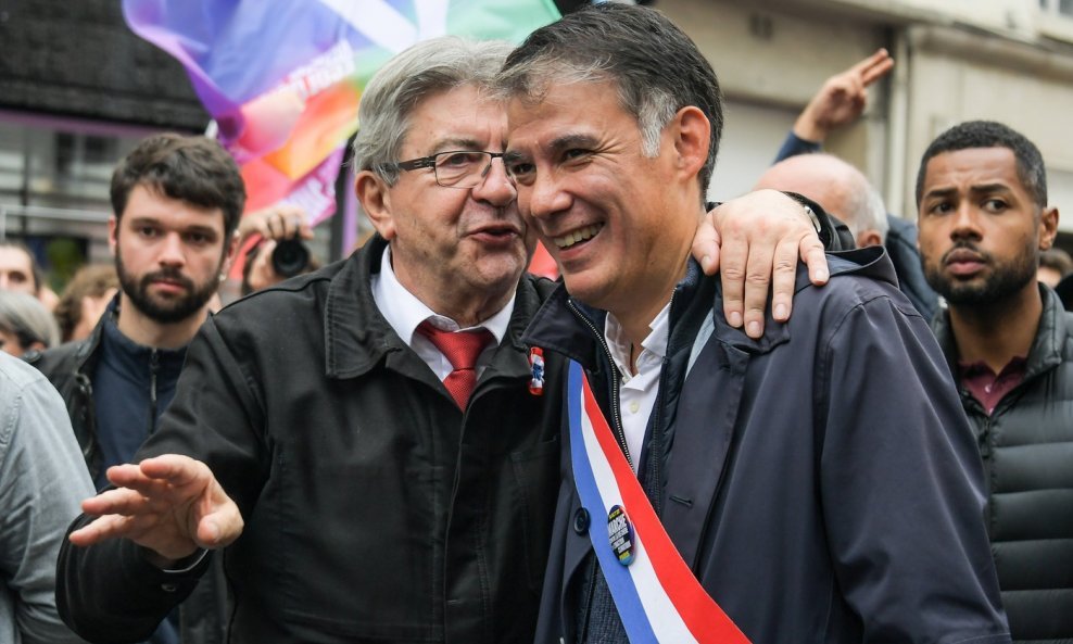 Jean-Luc Mélenchon i Olivier Faure