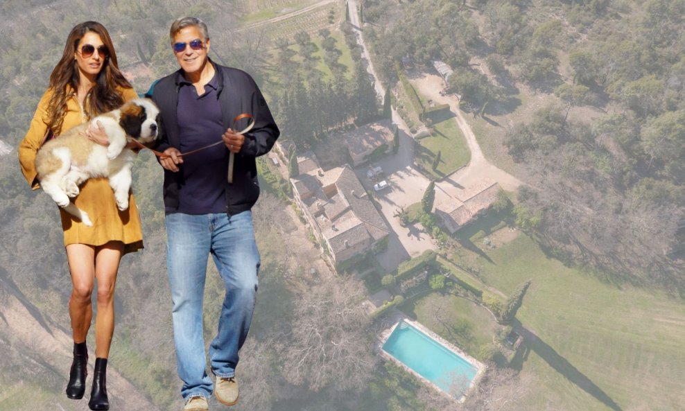 Amal i George Clooney i njihovo imanje u Francuskoj