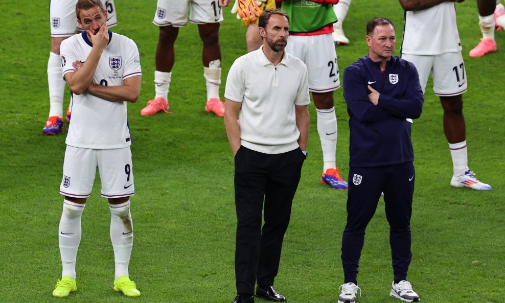 Harry Kane (lijevo) i izbornik Gareth Southgate