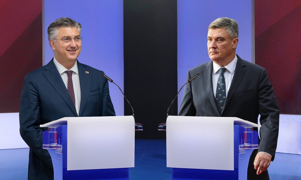 Andrej Plenković i Zoran Milanović