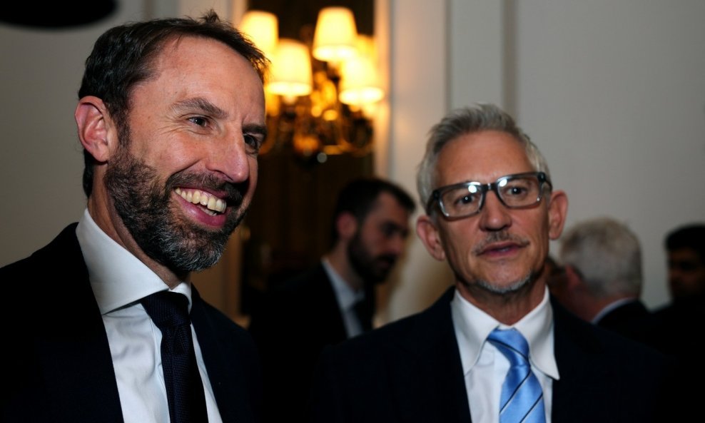 Gary Lineker (desno) i Gareth Southgate