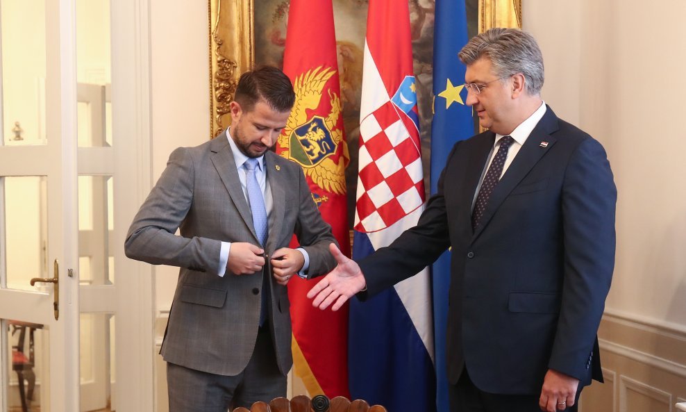 Jakov Milatović i Andrej Plenković