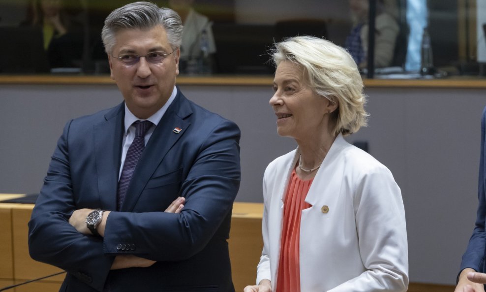 Andrej Plenković i Ursula von der Leyen