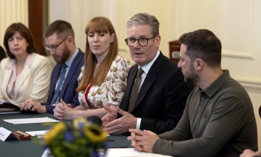 Keir Starmer i Volodimir Zelenski